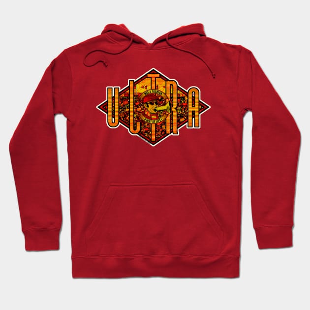 VECCHIO ULTRAS by Wanking Class heroes! (red and yellow edition) Hoodie by boozecruisecrew